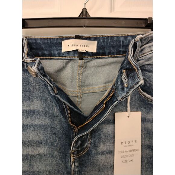 NWT...Risen Los Angeles High Rise Jeans with Flare Legs 2XL - Picture 6 of 16